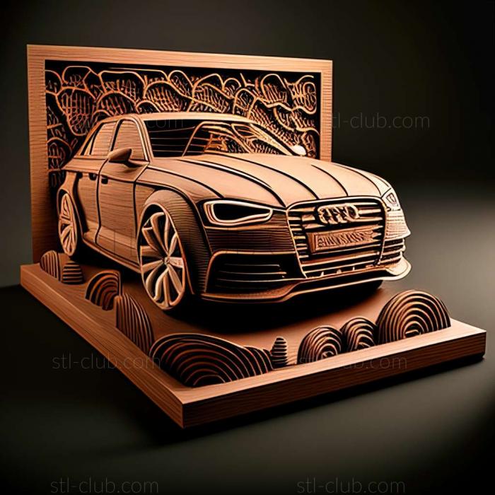 3D модель Audi A4 B7 (STL)